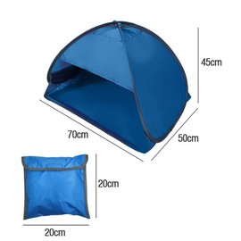 Sun Shade Tent, Good Sleep Goods, Comfortable Sleep, Mini, Portable, Blackout Dome, Face and Head Shade, Protective Tent, Eye Strain, Cold Protection, Disaster Prevention, Sleep Prevention, Water Resistant, One-Touch UV Protection, For Camping, Beaches, 
