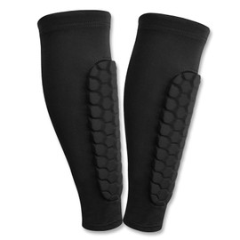 Altecs Shin Guard Calf Socks, Snin Support, Shin Guard, Soccer Futsal Sports, Left and Right Set(L)