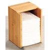 KESPER 70854 Napkin Dispenser Cutlery Tray FSC Certified Bamboo/Cutlery Holder/Box