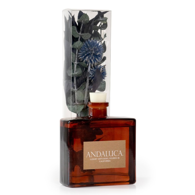 Eucalyptus Floral Reed Fragrance Diffuser (Teal Blue Eucalyptus)