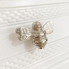 Brass bee 2 x Silver Solid Drawer Knob Handles |
