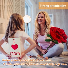 480PCS Pipe Cleaners Craft Supplies DIY Roses Red Fluffy Pipe Cleaners Green Bouquet Supplies Pipe Cleaners Bulk DIY Rose Tulip Flower Bouquet Kit Chenille Stems for Wedding Gift, Holiday Decoration