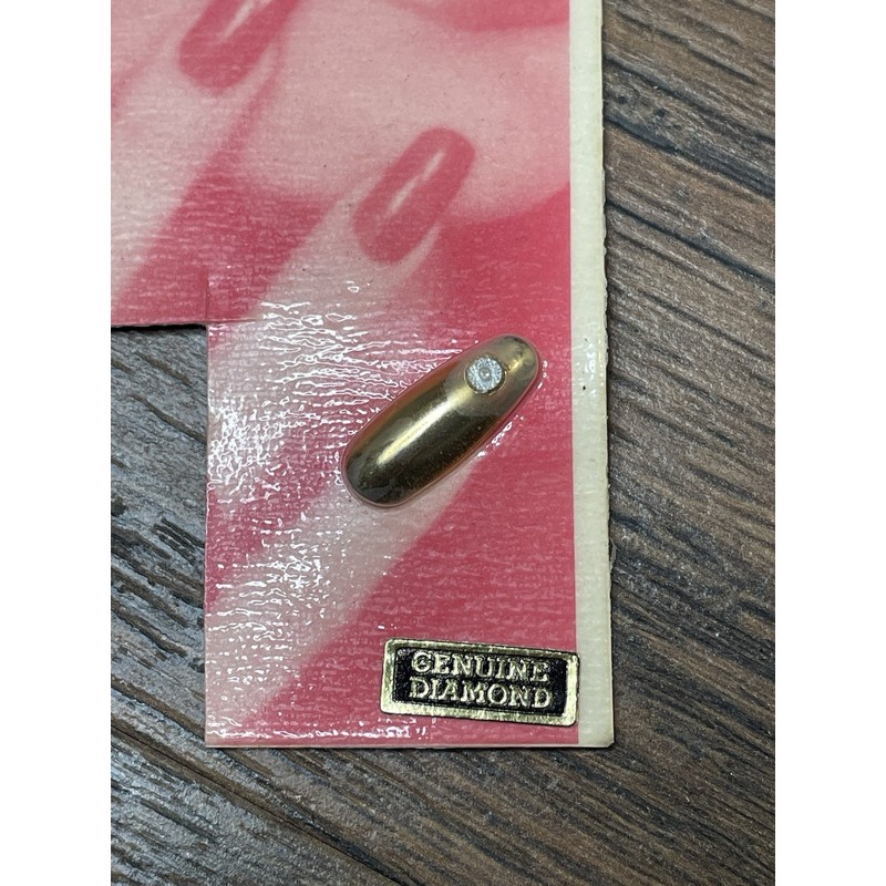 golden nail 80s Metal Golden Nail 18K & Genuine Diamond