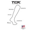 TCK Digital Camo OTC Socks (Maroon/Grey, Small)