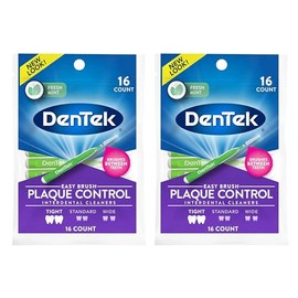 Dentek Easy Brush Cleaners Extra Tight Spaces 16 Count by DenTek