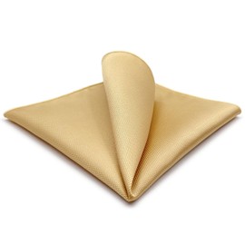 S&W SHLAX&WING Men's Pocket Square Plain Blue Green Yellow XL Wedding, Ah80