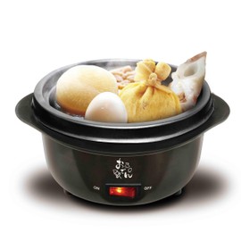 LITHON KDPC-003B Tabletop Oden Pot Black | Oden Pot | Easy Operation with a Switch and Bibimbap