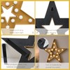 13 Inch Gold Star Marquee Sign