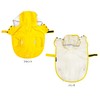 Dog Raincoat, Poncho, Rainy Season Protection, Includes Transparent Hat, Easy