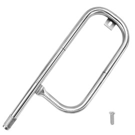60040 Grill Burner Tube for Weber Q1000, Q1200, Q100, Q120, Baby Q, 386001, 386002, 516002, 516001, 50060001, 51060001 Grills, 17" Stainless Steel Grill Burner Tube Replace for Weber 69957 41657