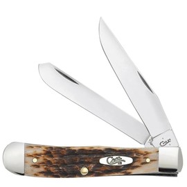 Case Amber Bone SS Trapper - Cuchillo de bolsillo