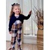 Size 10 Girls Jumpsuits Outfit Kids Long Sleeve Twist Front