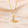 Collar Taikula Mariposa Oro 18K Acero Inoxidable Mujer 40+5cm