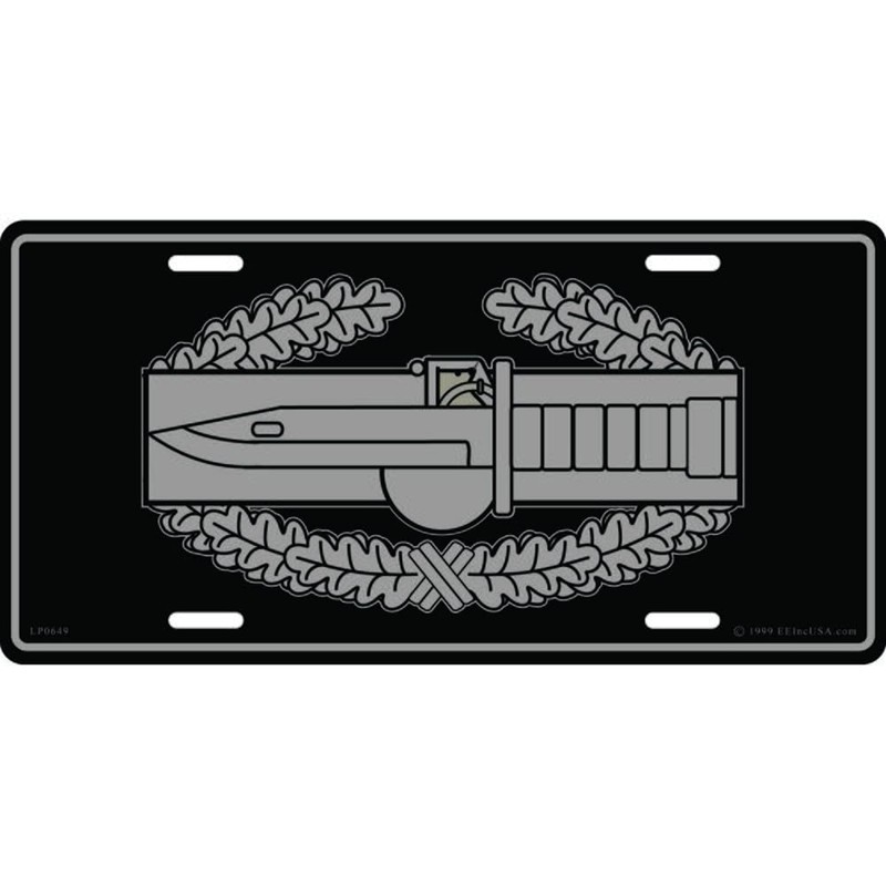 United States Army Silver on Black Combat Action Badge License