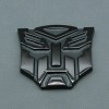 3D Transformers Autobots Optimus Prime Gloss Black Metal Emblem Badge