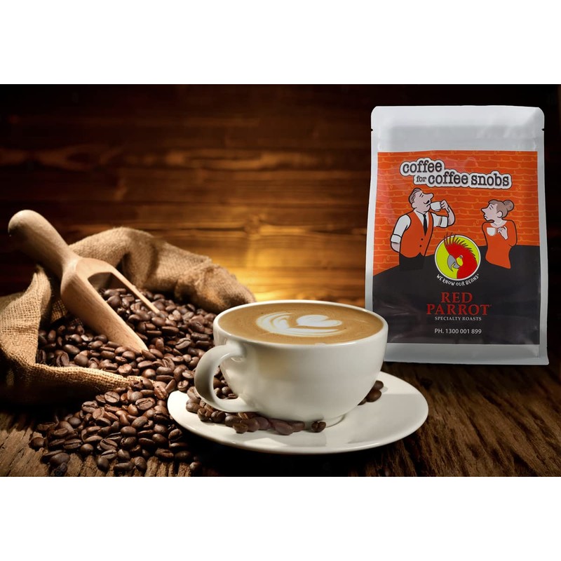 RED PARROT - COFFEE FOR COFFEE SNOBS - MEDIUM LIGHT