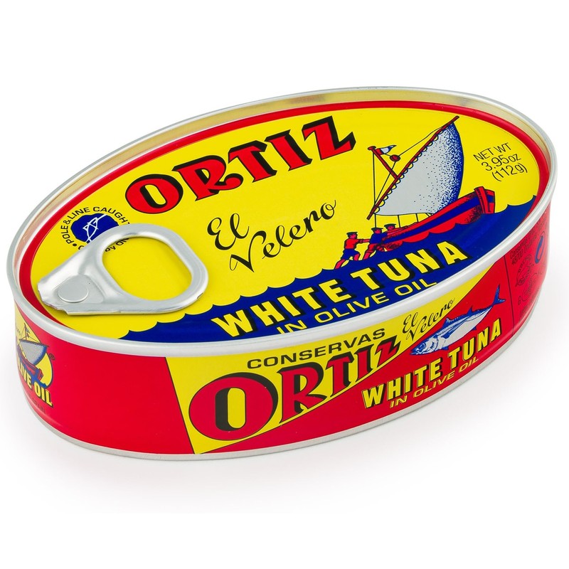 Ortiz White Tuna in Olive Oil, Fresh Tender Slices, Spanish