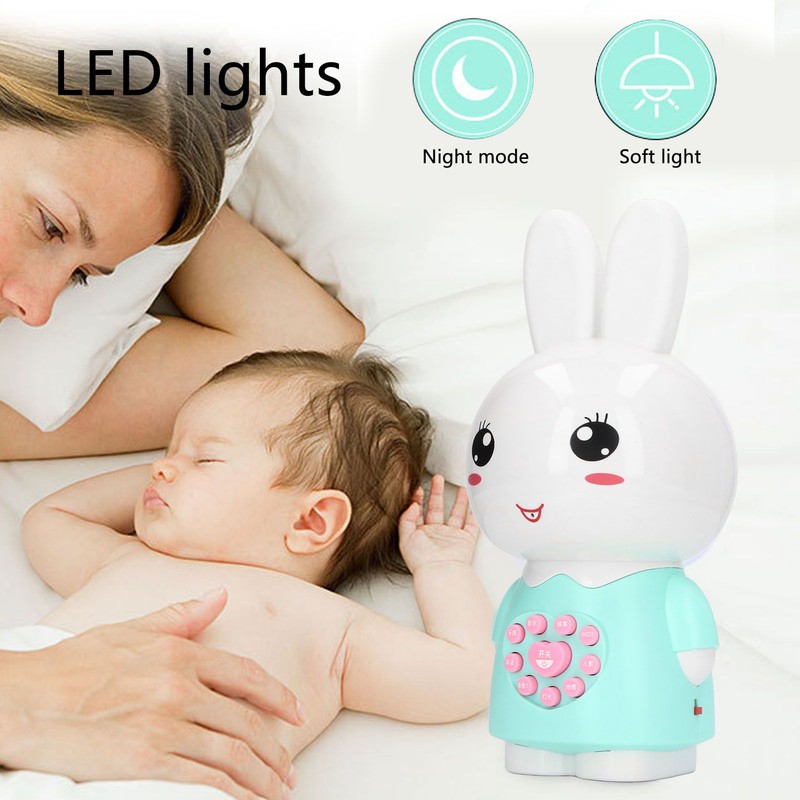 Bunny Musical Learning Toy Early Educational Light Electronic Musical Learning