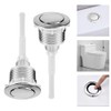 Favengo Toilet Flush Button, Dual Cistern Button, ABS Chrome-Plated Bathroom