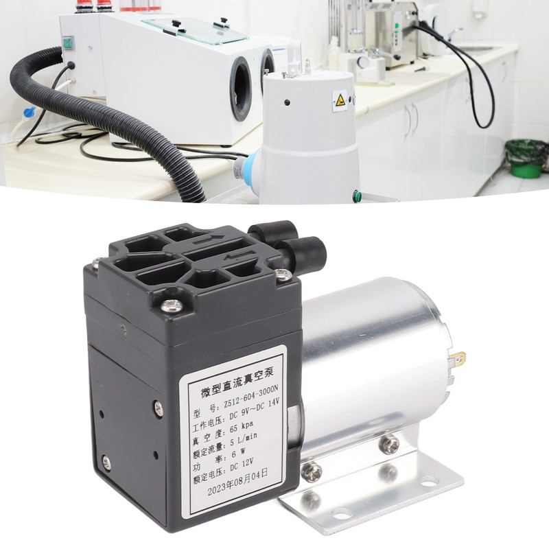 12V Vacuum Pump Negative Pressure Suction Pump Mini Small Oilless