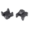 Xadnitu 25 Pieces Plastic Cable Zip Tie Mounting Blocks, Drop-In