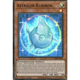 RA04-DE040 - Astraler Kuriboh - Super Rare - Deutsch - 1. Auflage - Quarter Century Stampede - mit MZTCG Versandschutz Yugioh