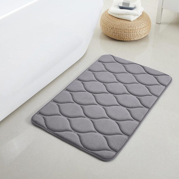 Yafa Home Fashion 1pc:20" X 32" Bath Rug, Memory Foam;
