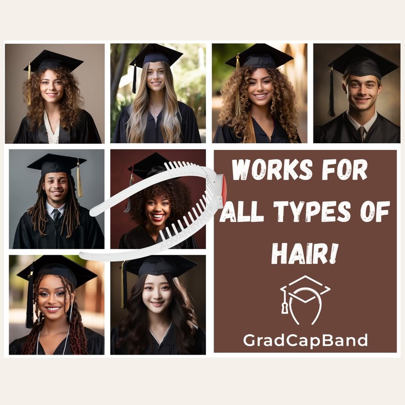 The Original GradCapBand – Secure Your Grad Cap on Natural