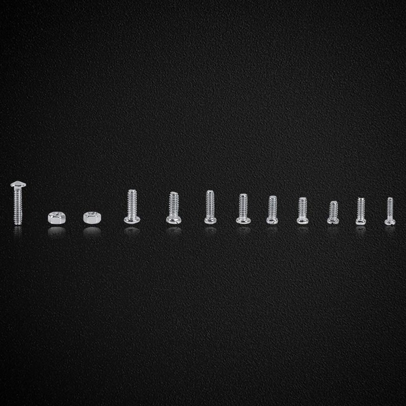 Stainless steel Screws Nuts Assortment Kit for Watches Glassess 600pcs