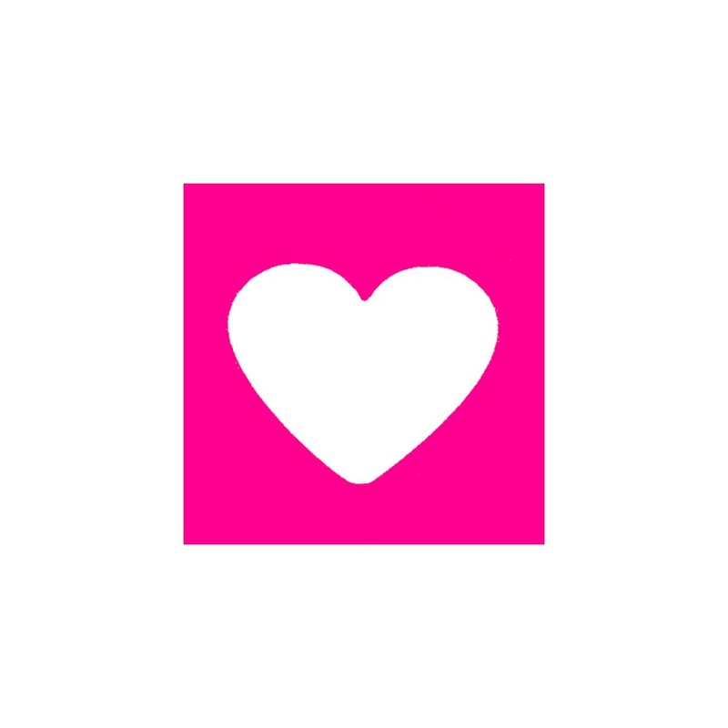 Efco 1.6 cm Small Heart Punch, Pink