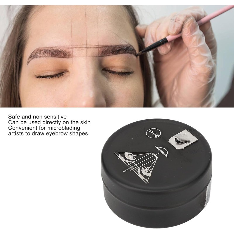 Hilo de Mapeo de Cejas Preentintado de 65,6 Pies, Hilo