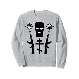 Russian Gangster Russian Mafia Bandit Mask Robber Mask USSR Sweatshirt