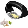 Easy-to-Use Garlic Press | 304 Stainless Steel Garlic Crusher &