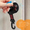 PRETYZOOM 4pcs Heavy Duty Suction Cup with Security Hooks, Camping