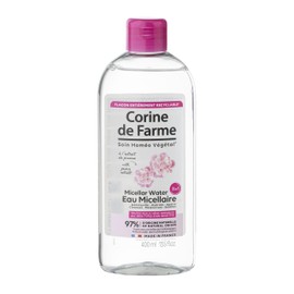 Corine de Farme - Mizellenwasser 3-in-1 Make-up-Entferner für Gesicht, Augen und Lippen – spendet Feuchtigkeit und beruhigt – 97% natürliche Inhaltsstoffe – 400 ml