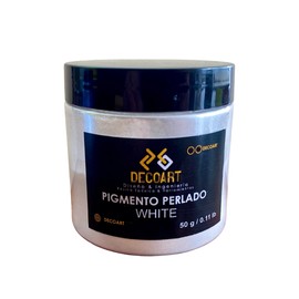 Pigmento Metalizado Decoart para Resina Epoxica 1 color de 50g (White) - color BLANCO - Arte Manualidades, Bricolaje, Cubiertas de Cocina, Mesas, Pisos