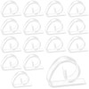 WELANE Clear Tablecloth Clips, 16 PCS Plastic Table Cover Clips