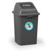 P040 | PrintAttack 6+1 Set Waste Separation Stickers Scratch, Weather