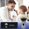 GDMG Adjustable Silvertip Badger Shaving Brush – Rotating Handle to