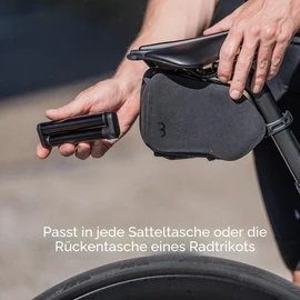 BBB Cycling DoubleShot Mini Bicycle Pump I 120 mm Foldable Bicycle Pump I 35 cc | BMP-102