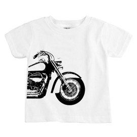 The Spunky Stork Motorcycle Organic Cotton Toddler T Shirt