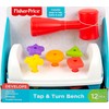 Fisher-Price Toddler Toy Tap & Turn Bench Pretend Tools 2-Sided