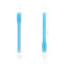 CandMak Candle Wick Placing Tube, 12pcs Candle Wick Centering Placement Tools for Candle Making