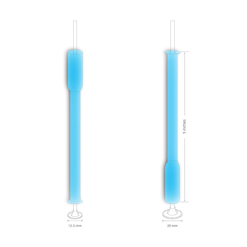 CandMak Candle Wick Placing Tube, 12pcs Candle Wick Centering Placement