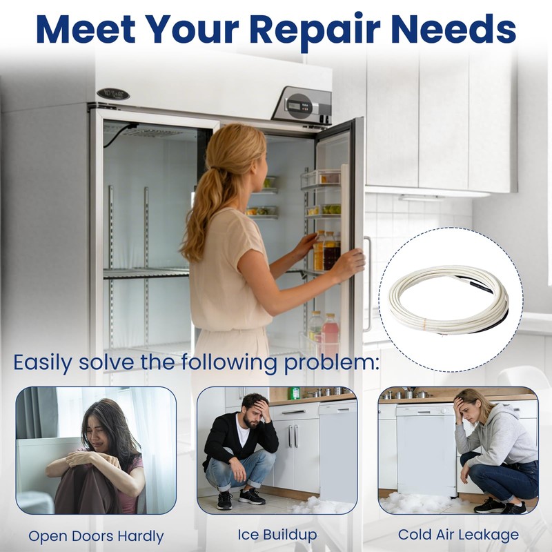 XwaYexa Upgrade 163738 Freezer Door Heater Wire, 5.0W