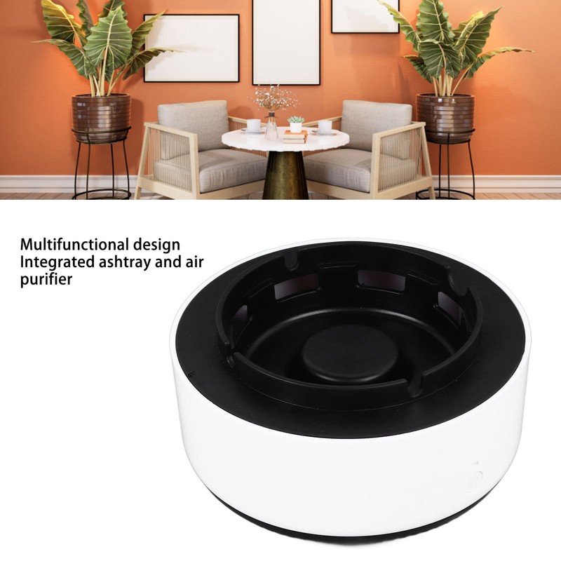 Ashtray Air Purifier Powerful Touch Control Space Saving Clean Air