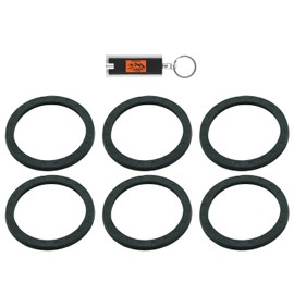 6 Pack Hunter PGP Riser Seal Replacements 181500 for Hunter Rotor Sprinkler Heads with LED Keychain Light