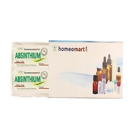 homeomart.com Absinthium Homeopathy Pellets (Pills) in 30C Potency Pack of 2