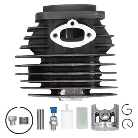 45mm Cylinder Head Kit Piston Ring Pin Fastener Chainsaw Accessories Replacement for Husqvarna