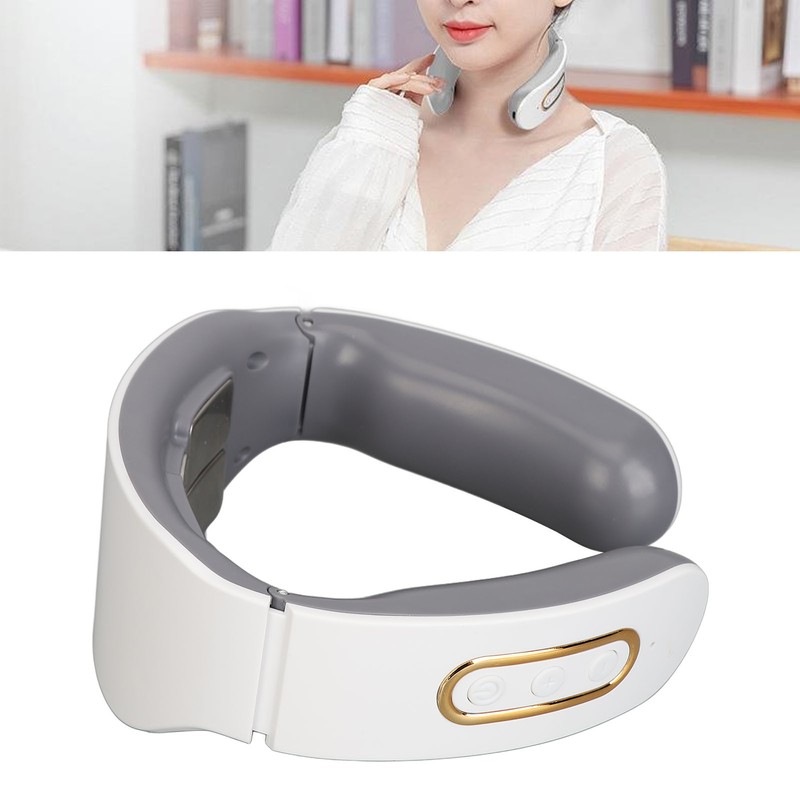 Electric Pulse Neck Massager Smart Pulse Vibration 6 Modes 9